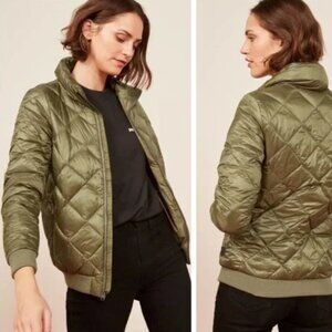 Patagonia Womens Prow Bomber - buffalo green